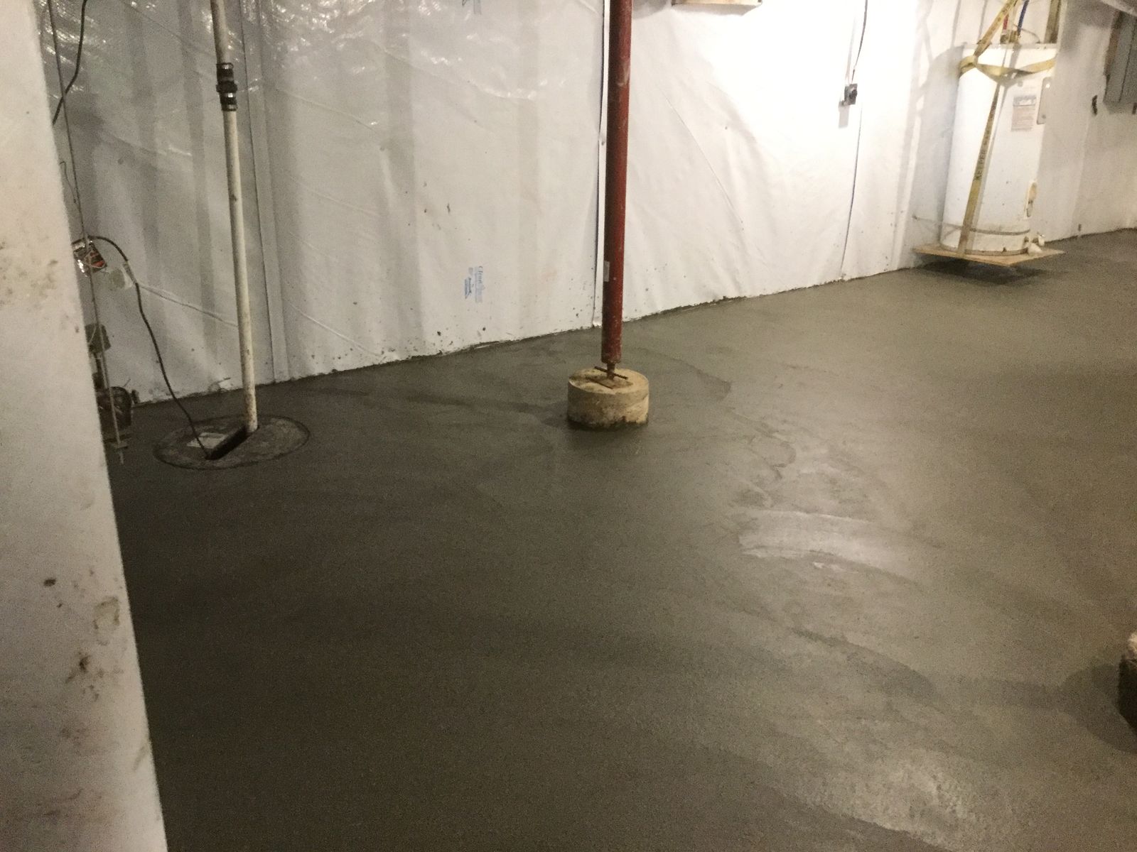Poured Concrete Floors
